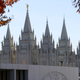 The Mormon Church’s historic Salt Lake City Temple, photographed in 2015.